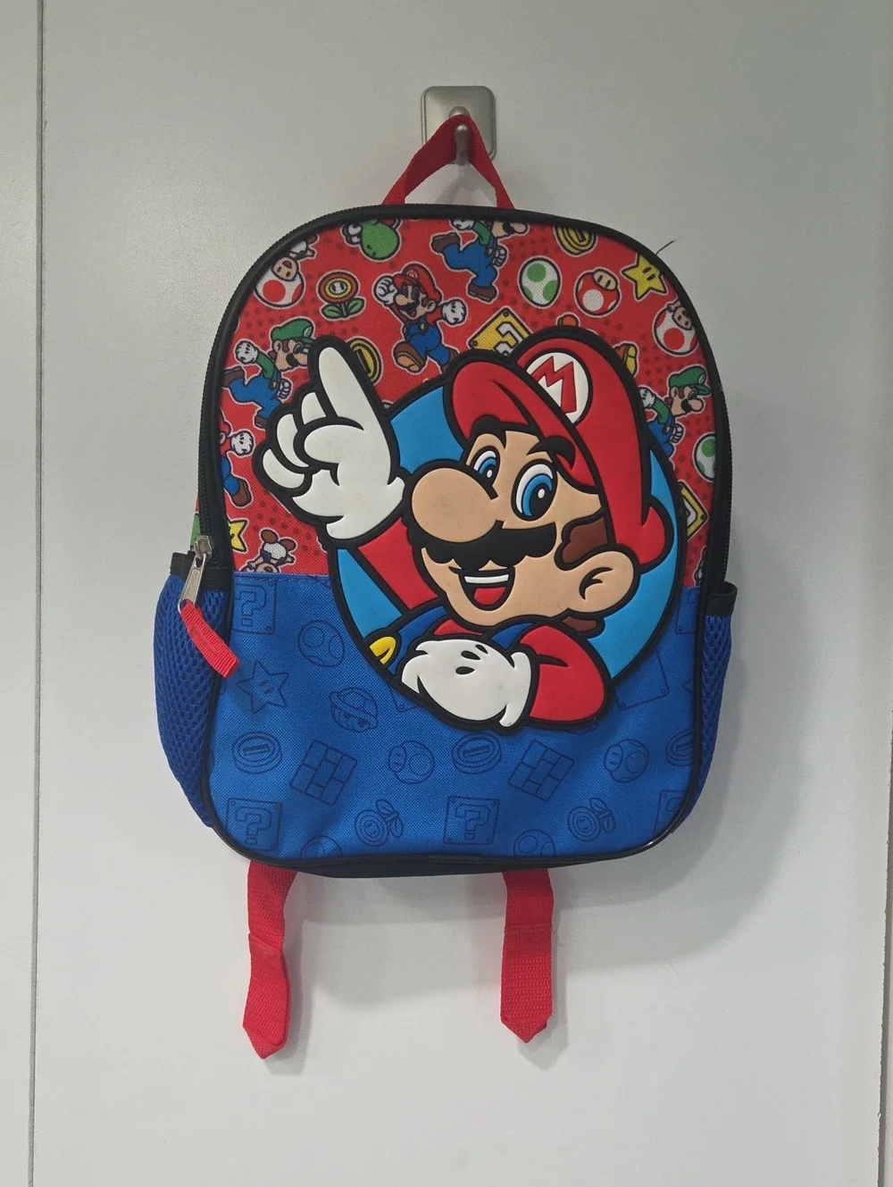 Nintendo Mario Kids Backpack - Red, Blue